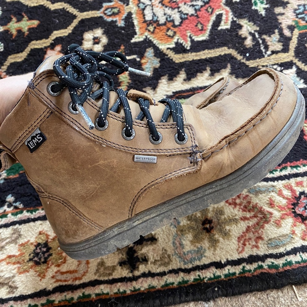Lems Women’s Boulder Boot Lace Up Brown